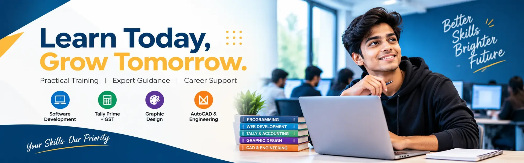 Learn Today, Grow Tomorrow – Software, Tally, Graphic Design, AutoCAD